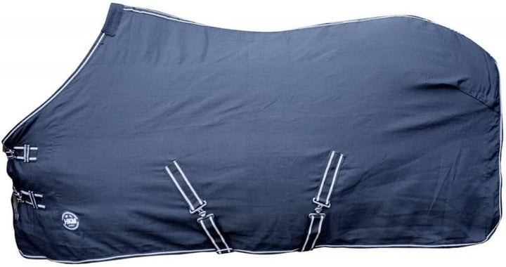 HKM Sommer Stalldecke -Florida- dunkelblau Rückenlänge 125 cm, dunkelblau Rückenlänge 125 cm