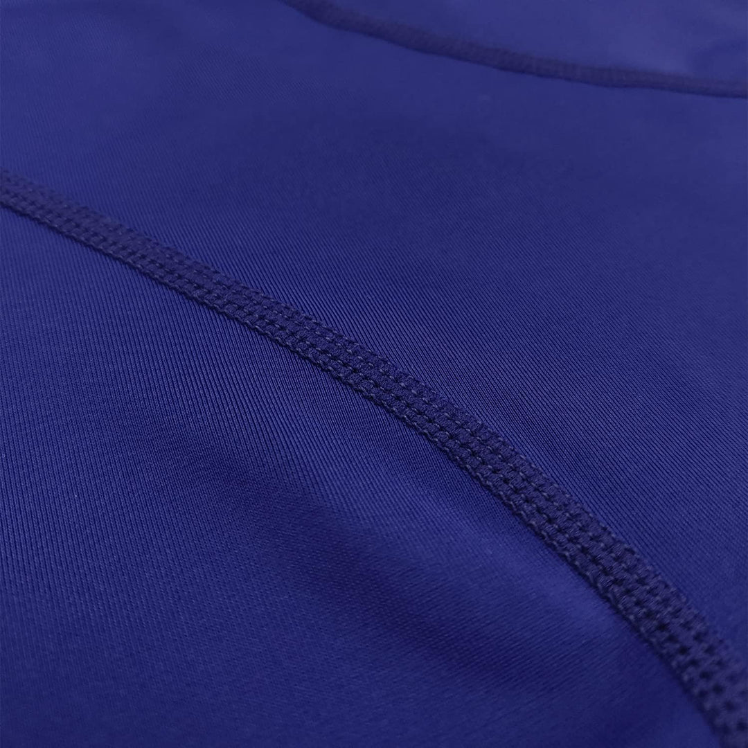 HUGE SPORTS Herren Splice Schwimmhose Kompression Jammer Lang Wilde Serie S Blau, S Blau