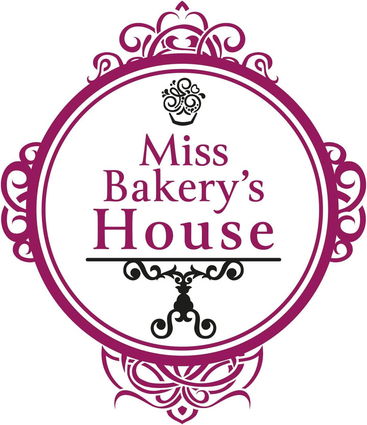 Miss Bakery's House® Cake Board | Acryl | Ø 30 cm | wiederverwendbar | runder Tortenständer, Ø