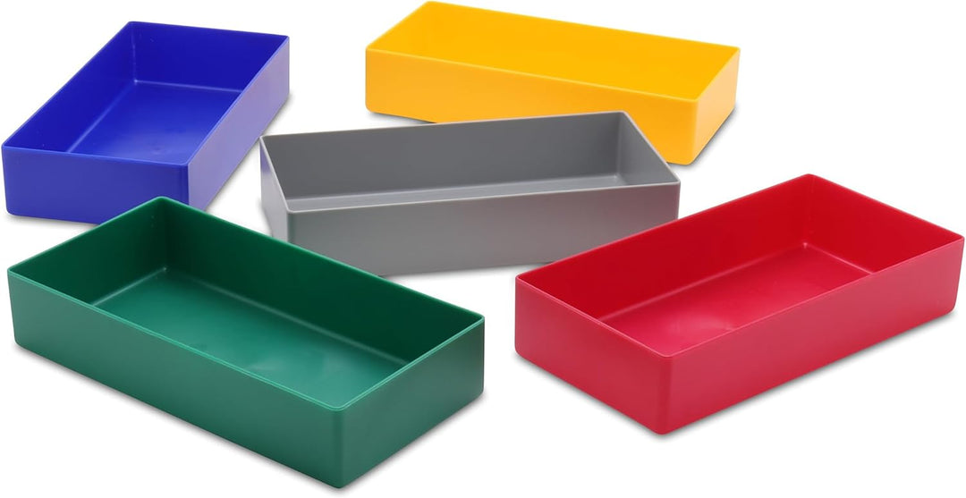 1a-TopStore 10 Stk. Einsatzkästen Einsatzboxen Schubladen-Einsatzkasten Sortierboxen, 32 Grössen, 5