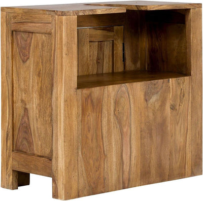 Woodkings® Waschbeckenunterschrank Stark aus Massivholz Palisander Waschtischunterschrank massiv Bad