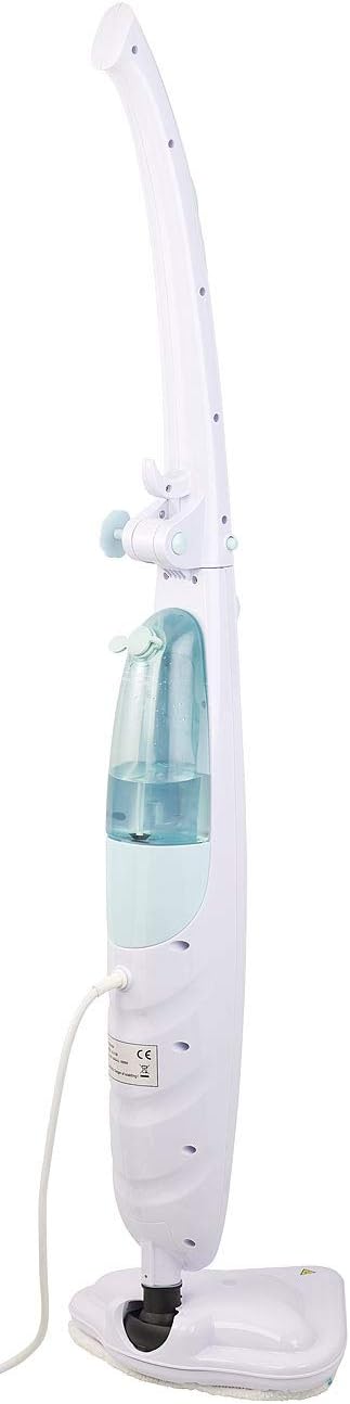 Sichler Haushaltsgeräte Dampfbesen: Kompakter Dampfreiniger mit 1.500 Watt, für Hart- und Teppichböd