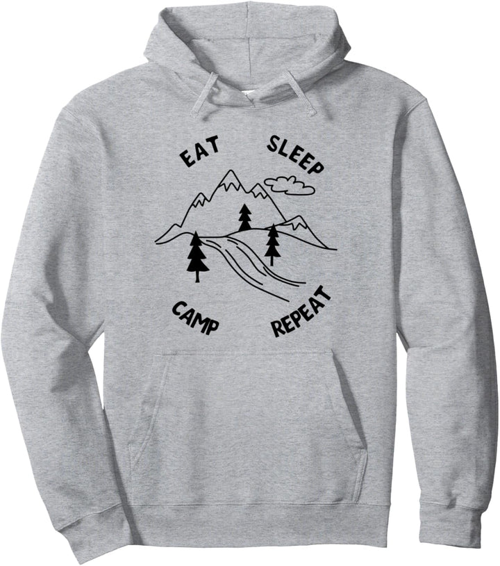 Wald Camper Natur Berge Wildnis Pullover Hoodie