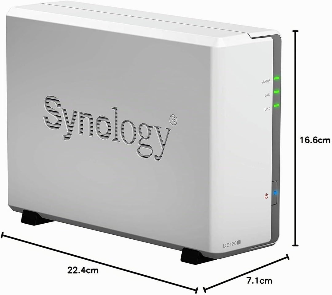 Synology DS120j 1-Bay 3TB Bundle mit 1x 3TB IronWolf ST3000VN007
