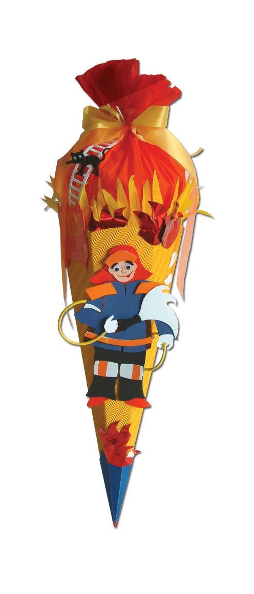 ROTH Schult¸ten-Bastelset "Feuerwehr", 6-eckig, 680 mm VE = 1