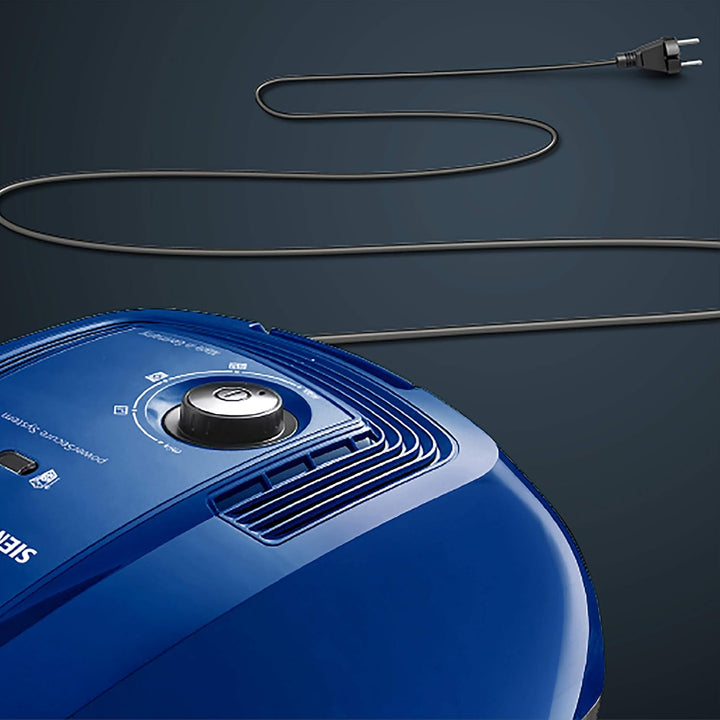 Siemens Staubsauger mit Beutel iQ300 VSC3320, Bodenstaubsauger, ideal für Allergiker, Hygiene-Filter