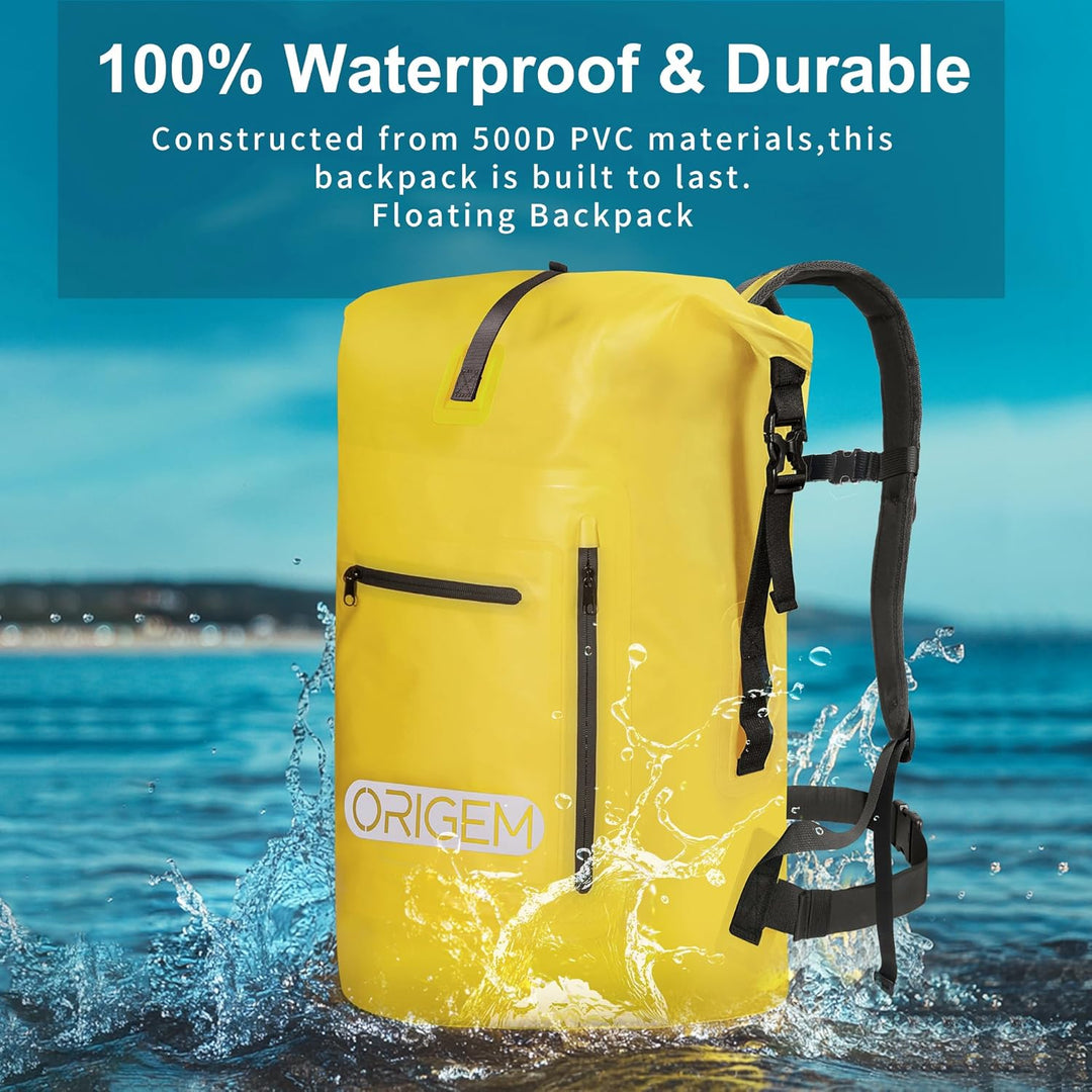 Origem Wasserdichter Rucksack, 35L/55L/85L Rolltop Rucksack Wasserdicht, Dry Bag mit Computereinsatz
