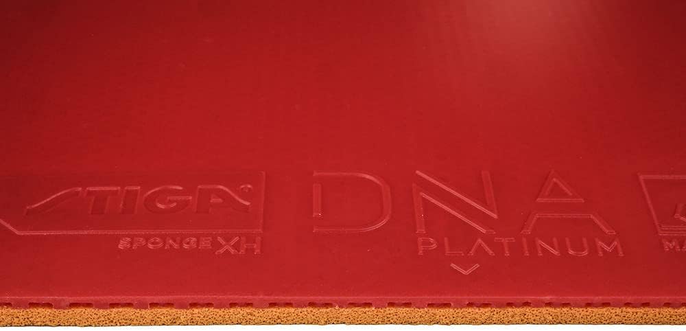 Stiga Unisex-Adult DNA Platinum Xh Tischtennisbelag 2.3 Rot, 2.3 Rot