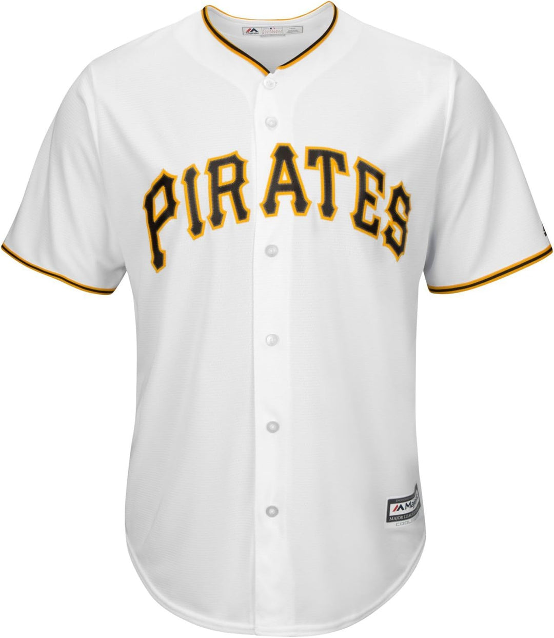 Majestic Pittsburgh Pirates Cool Base MLB Trikot Jersey weiss M Weiss, M Weiss