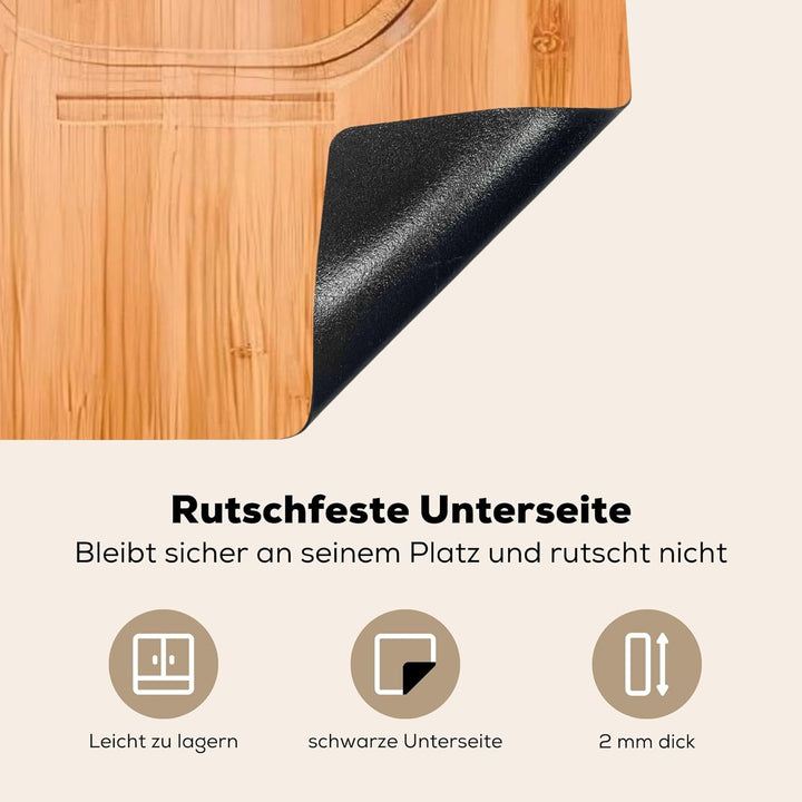 KitchenYeah© Herdabdeckplatte Einteilig Induktionsmatte Küche Abdeckung Ceranfeld Herd Abdeckplatte