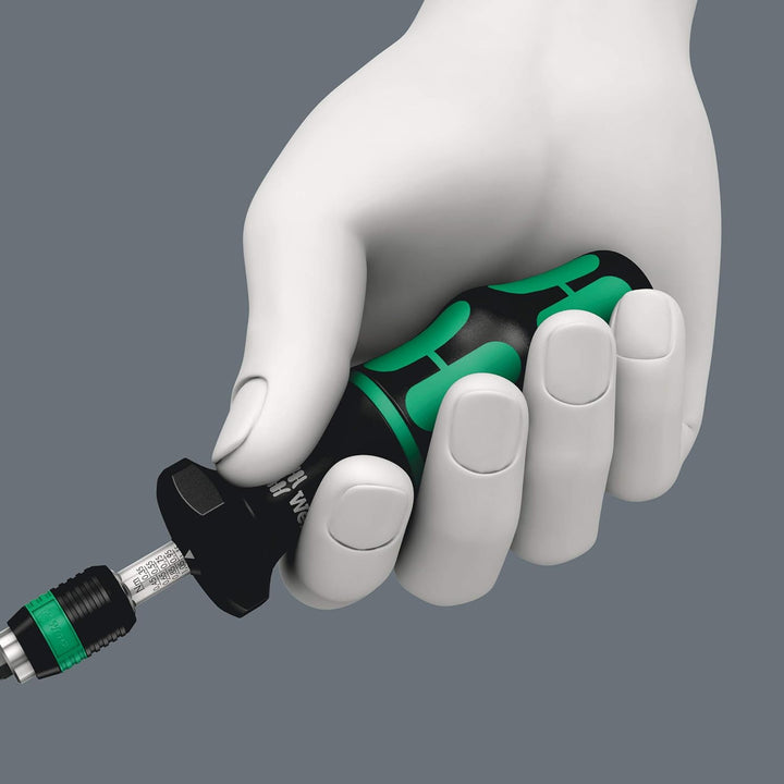 Wera 7441 einstellbarer Drehmomentschraubendreher mit Rapidaptor Schnellwechselfutter, 1/4 Zoll, 1,2