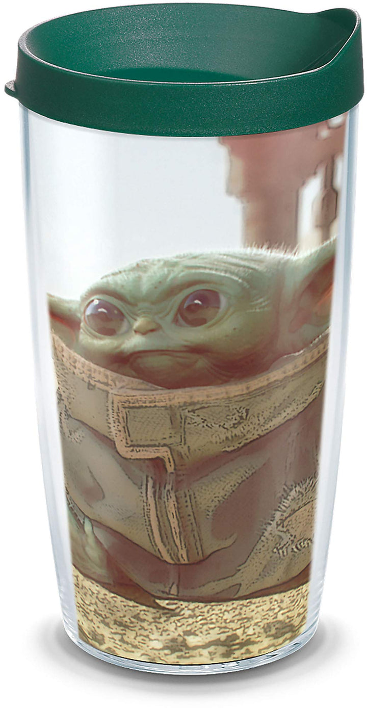 Tervis Made in USA doppelwandiger Star Wars – The Mandalorian Child isolierter Becher hält Getränke