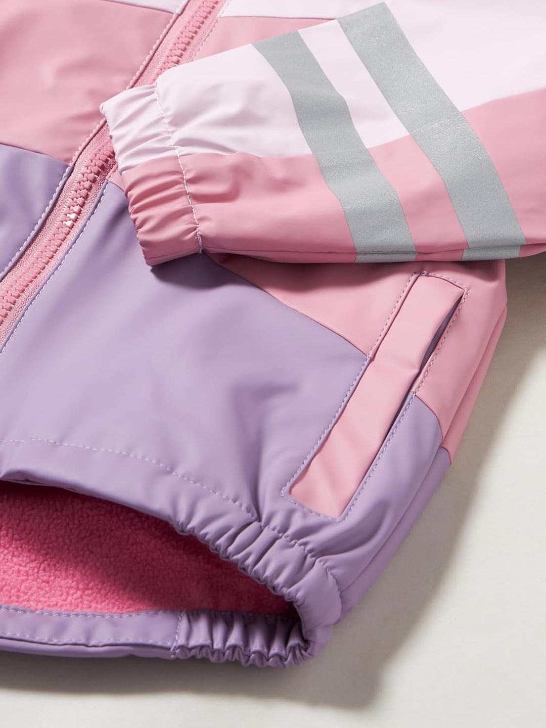 Playshoes Unisex Kinder Fleece-Futter Regenmantel Regenjacke Regenbekleidung 140 Lila, 140 Lila