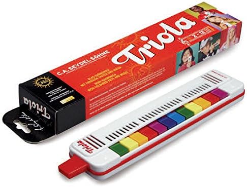 Triola 12 Seydel 70120 | Blasharmonika mit 12 Tönen inkl. Spielanleitung mit Liedbeispielen, Blashar
