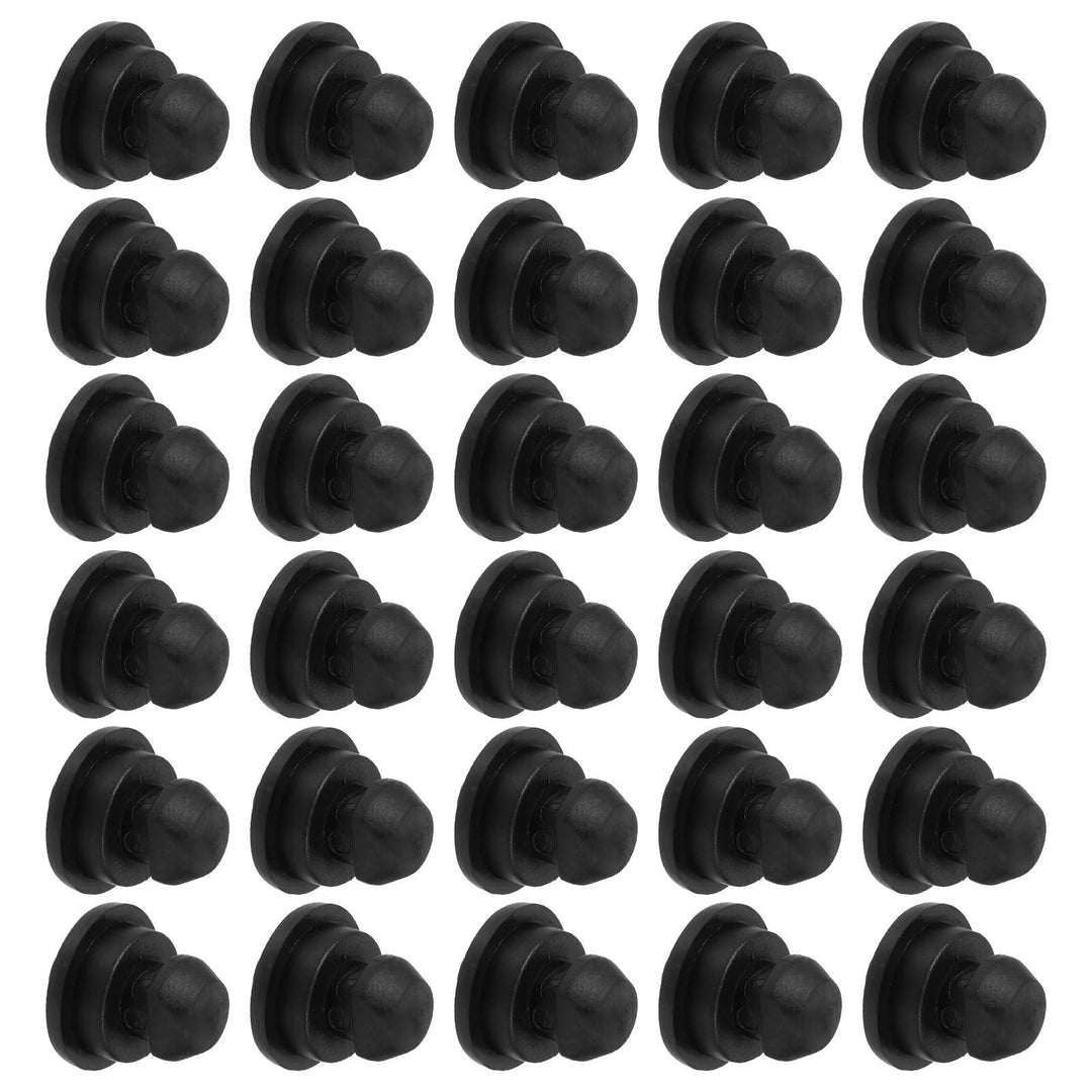 MAGICLULU 30 Stück Ersatzgummifüsse für Reiskocher Gummi Schwarz Rutschfest zum Schutz des Bodens fü