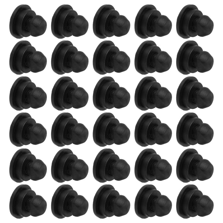 MAGICLULU 30 Stück Ersatzgummifüsse für Reiskocher Gummi Schwarz Rutschfest zum Schutz des Bodens fü