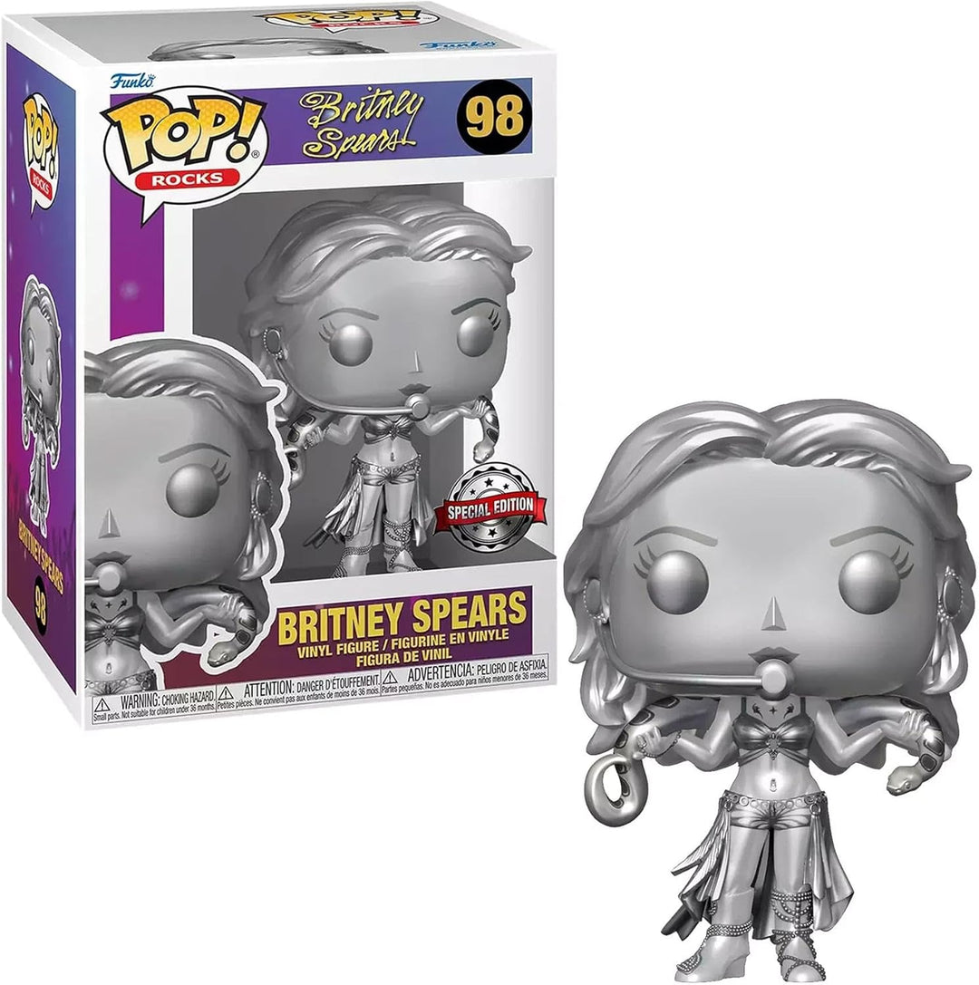Funko Pop! Rocks: Britney Spears – Slave 4U – Metallic – Vinyl-Figur zum Sammeln – Geschenkidee – Of