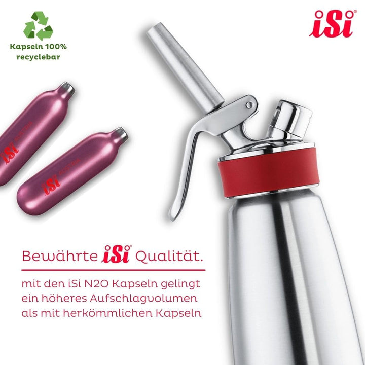 iSi 2715 Dekorationstüllen, 3-teilig + Adapter, Spritztüllen Set, Für Formen und Muster am Teller, Z