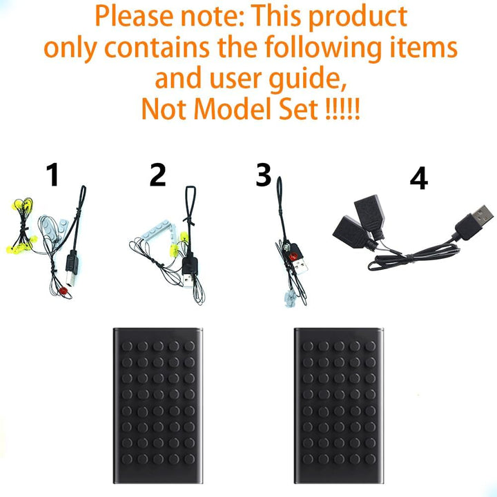 GEAMENT LED Licht-Set Kompatibel mit Lego Holiday Main Street - Beleuchtungsset für Creator 10308 Ba