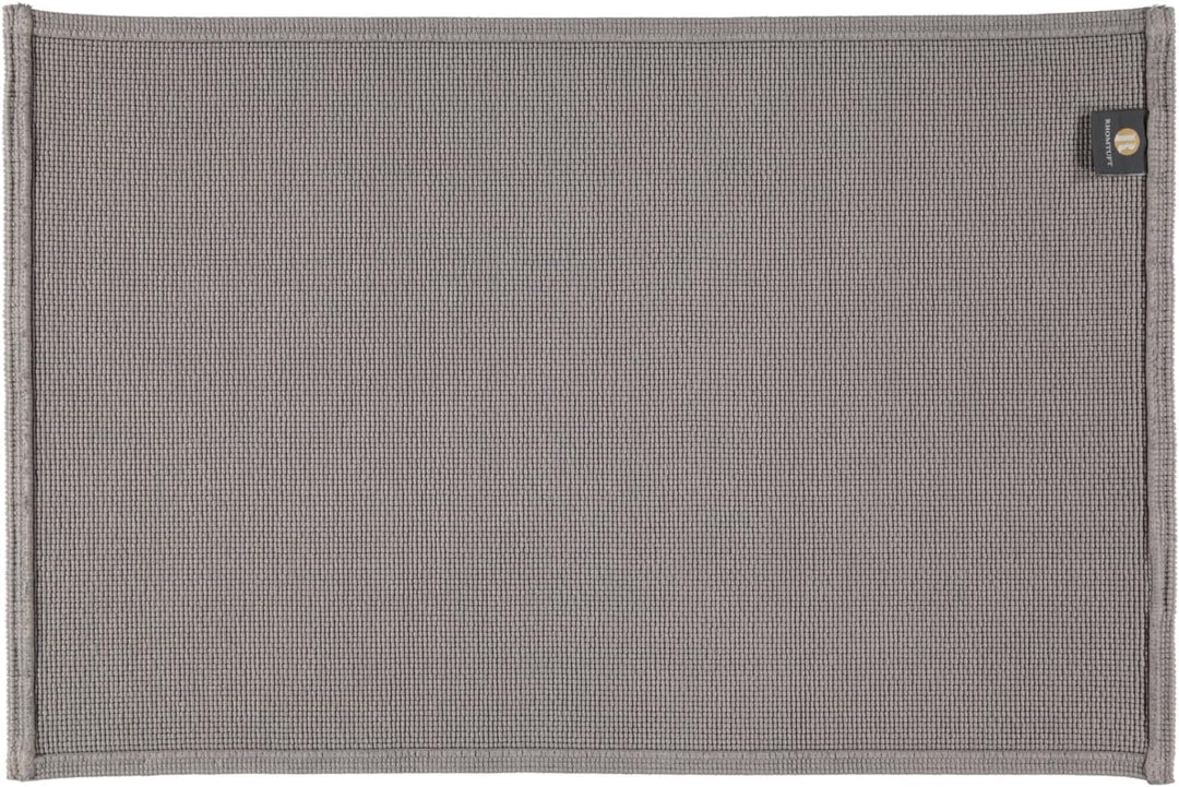 Rhomtuft Badematten Plain Kiesel - 85