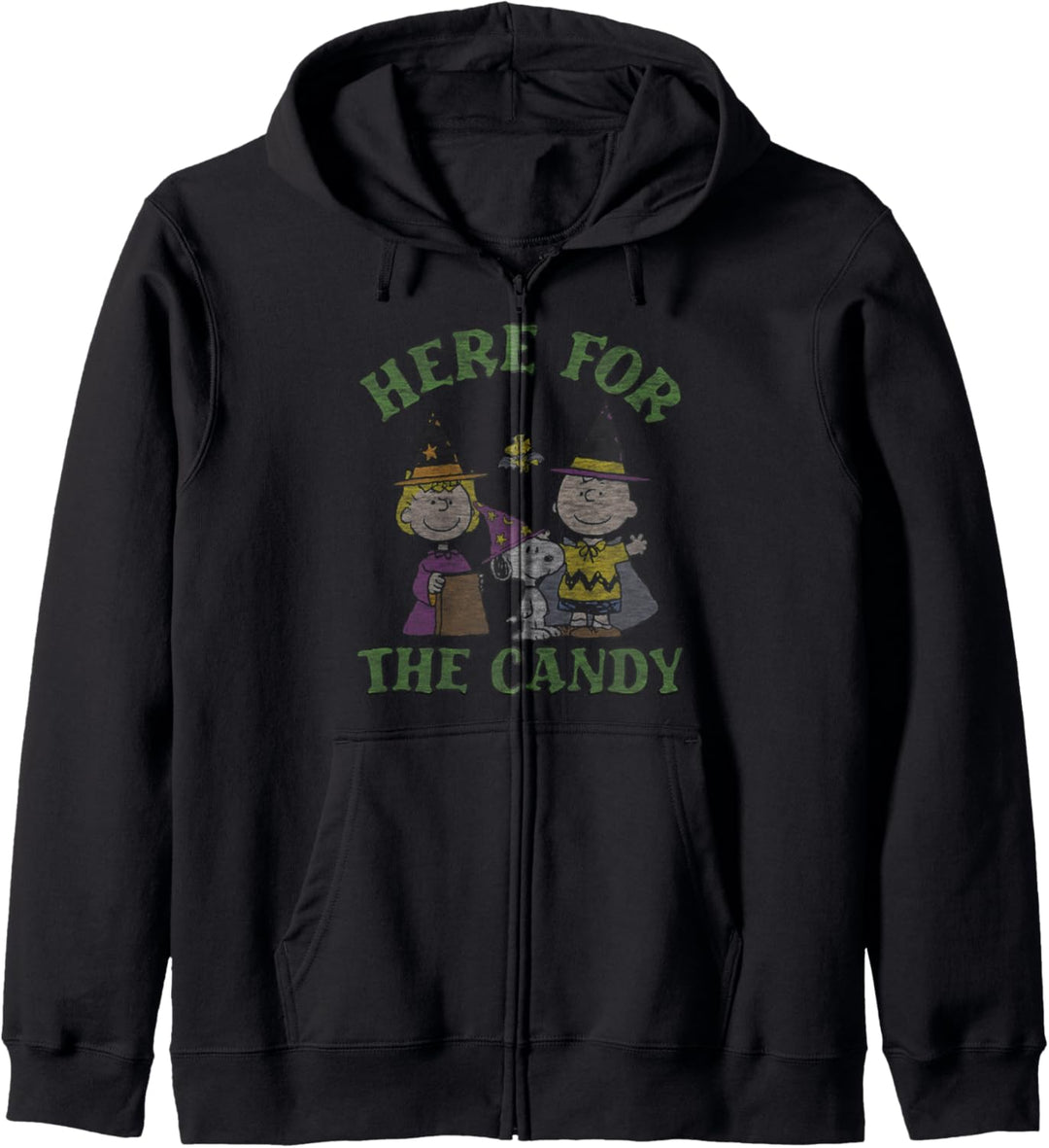 Peanuts Halloween Charlie Sally hier für die Süssigkeiten Kapuzenjacke