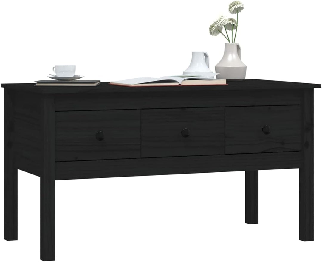 Tidyard Couchtisch mit 3 Schubladen Beistelltisch Wohnzimmertisch Kaffeetisch Sofatisch Teetisch Mas