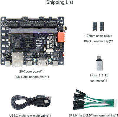 youyeetoo Sipeed Tang Primer 20K FPGA Development Board MCU, mit LUT4, PMOD Port *4, für RISC-V und