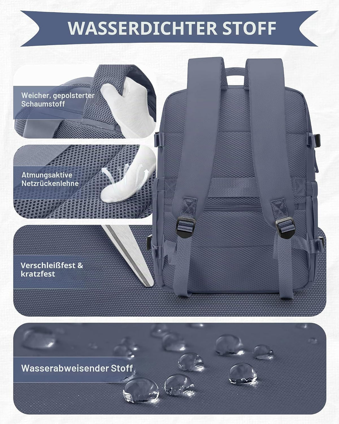 SZLX Vakuum Rucksack mit pumpe Ryanair Handgepäck 40x30x20 Damen Wizzair Handgepäck 40x30x20 Vakuum