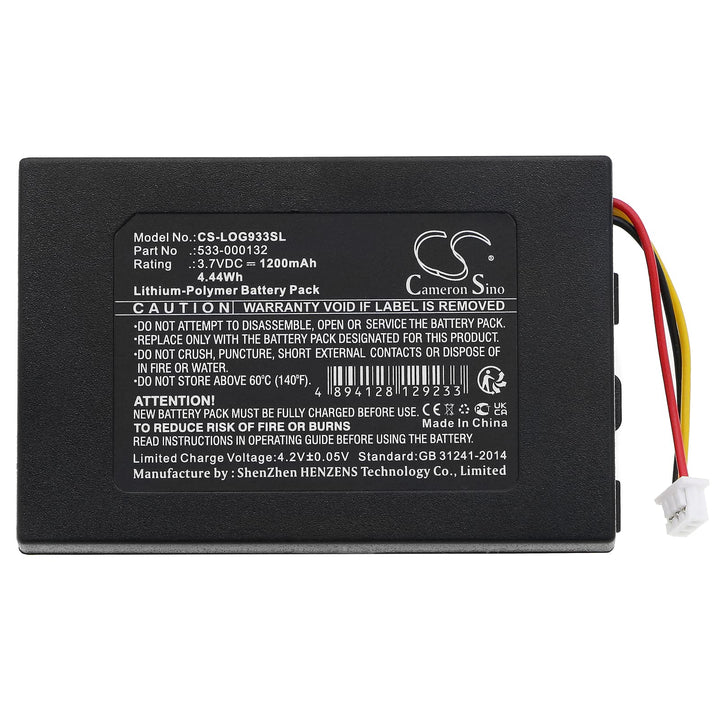 TCTK akkus Kompatibel mit [Logitech] G533, G633, G635, G933, G935 Ersetzt 533-000132 FBA