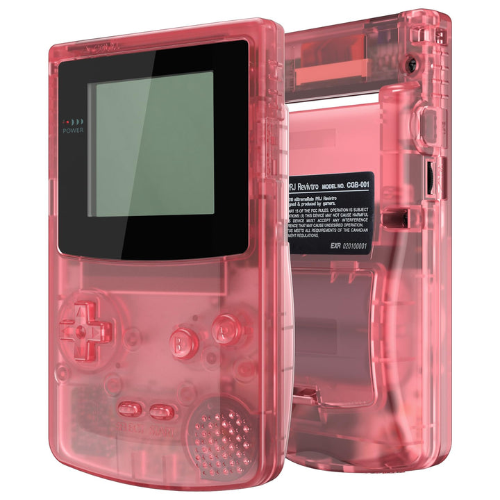 eXtremeRate Full Gehäuse&Tasten für Gameboy Color, DIY-Ersatz IPS Ready Upgraded Case Hülle für gbc