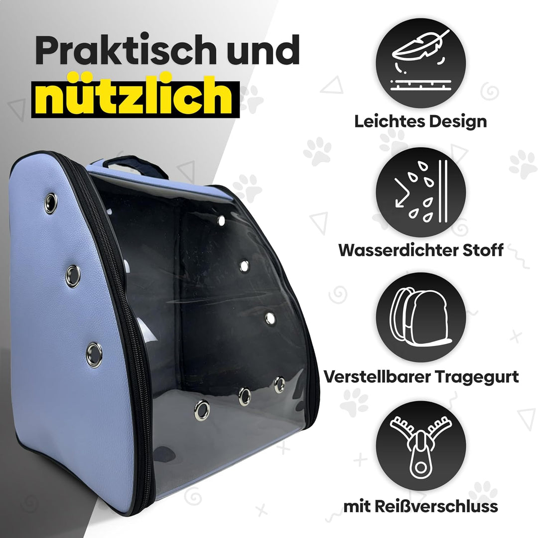 EVE Textile Hunderucksack | Katzenrucksack | Hundetasche | Katzentasche | Hunde Wanderrucksack | Kat