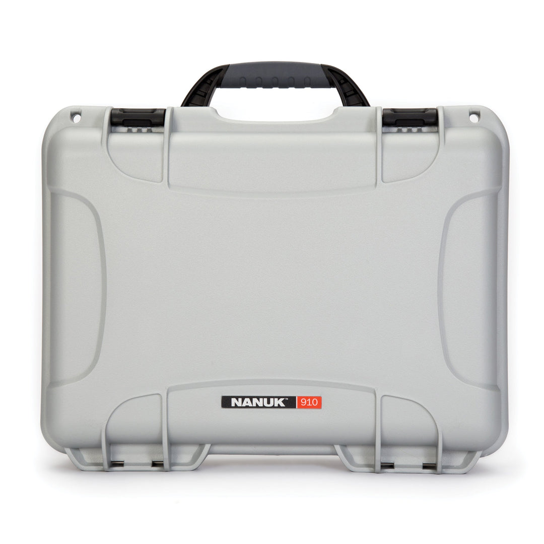 NANUK 910 Wasserdichter Hartschalenkoffer leer - Silber leer Silber, leer Silber