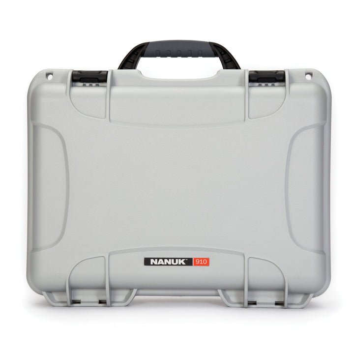 NANUK 910 Wasserdichter Hartschalenkoffer leer - Silber leer Silber, leer Silber