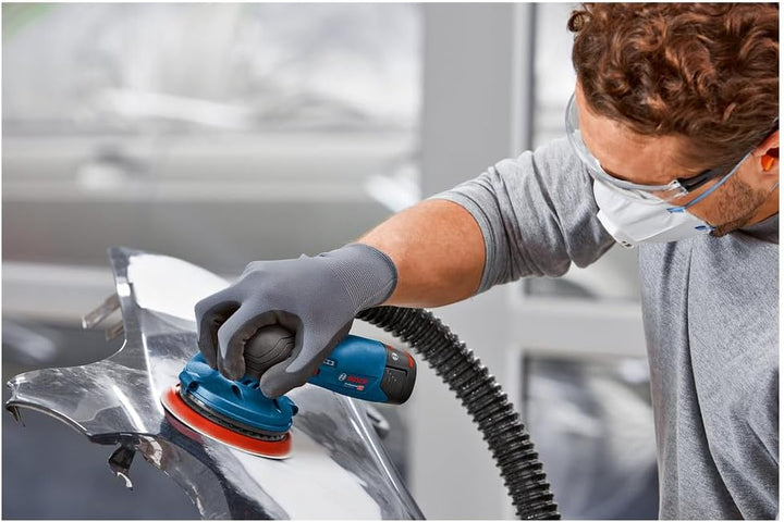 Bosch Professional 12V System Akku Exzenterschleifer GEX 12V-125 (inkl. Schleifteller (125 mm), 1x S