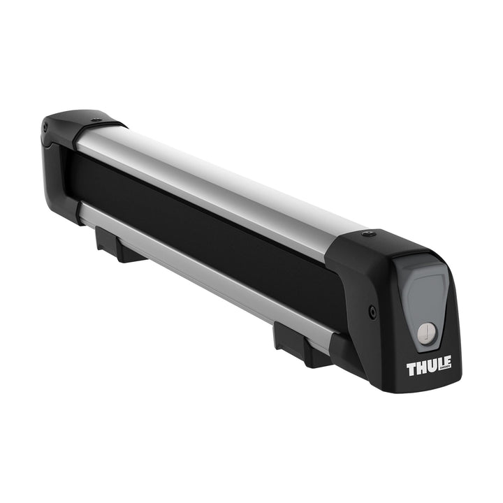 Thule 732400 Snow Pack 7324 Ski/Snowboardträger, Aluminium, M Aluminum 4 Paar Ski Single, Aluminum 4