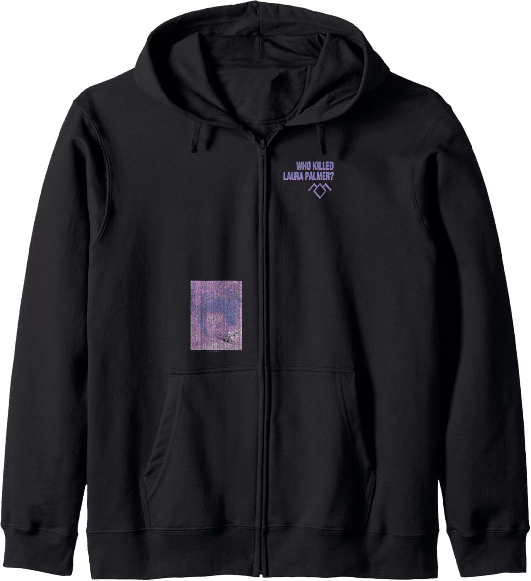 Twin Peaks Who Killed Laura Palmer Purple Peaks Kapuzenjacke