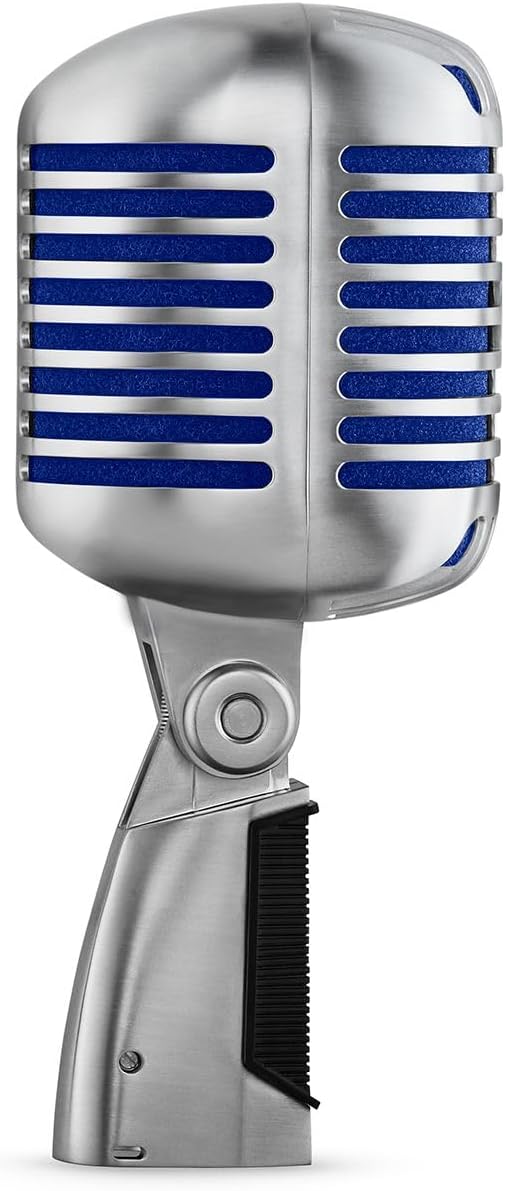 Shure Super 55 Deluxe Vocal Microfon - Vintage Supercardioid Dynamic Unidyne Mic, legendärer Look, k