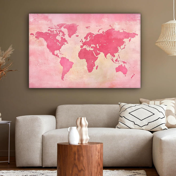 MuchoWow© Leinwandbild Gross 120x80 cm XXL Dekoration Wohnzimmer Bilder Pictures Wall Decoration Liv