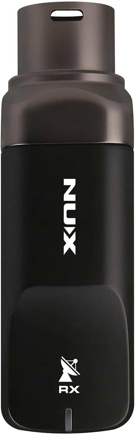 NU-X | B-6 Kabelloses Saxophon-Mikrofonsystem - 2,4 GHz Clip-On-Sender mit Schwanenhalsmikrofon und