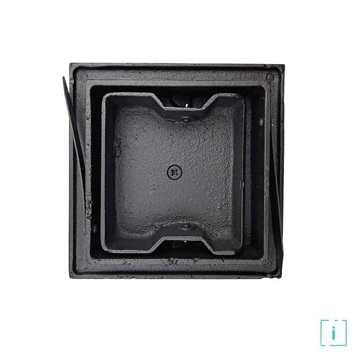 Revisionstür 170x165 mm Backofentür Gusseisen Räucherei Ofentür Aschetür