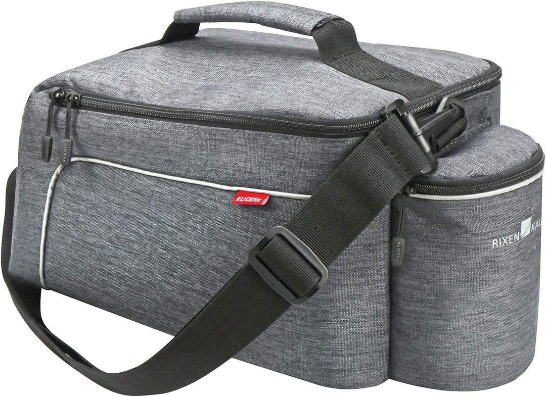 KLICKfix Unisex – Erwachsene Gepäckträgertasche-0268UKGR Gepäckträgertaschen, Grau, One Size Einheit