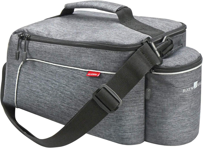 KLICKfix Unisex – Erwachsene Gepäckträgertasche-0268UKGR Gepäckträgertaschen, Grau, One Size Einheit