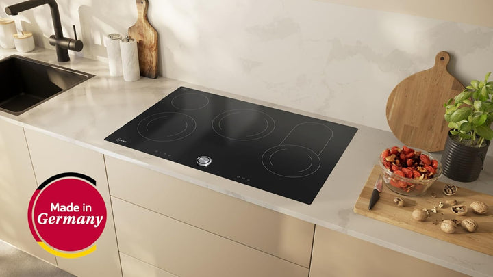 Neff T18PT16X0 Elektrokochfeld N70 / 80cm / TwistPad / Bräterzone / Glaskeramik / flächenbündig, Sch