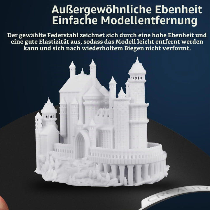 Creality Offiziell 2PCS Ender 3 V3 SE Bauplatte, 235x235mm PEI Blatt strukturierte Oberfläche flexib