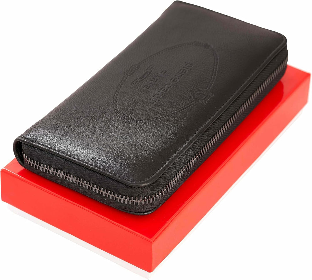 Pierre Cardin Damen geldbörse,Frauen geldorse, Mädchen, schön, gross, geräumig, Kunstleder, Geschenk