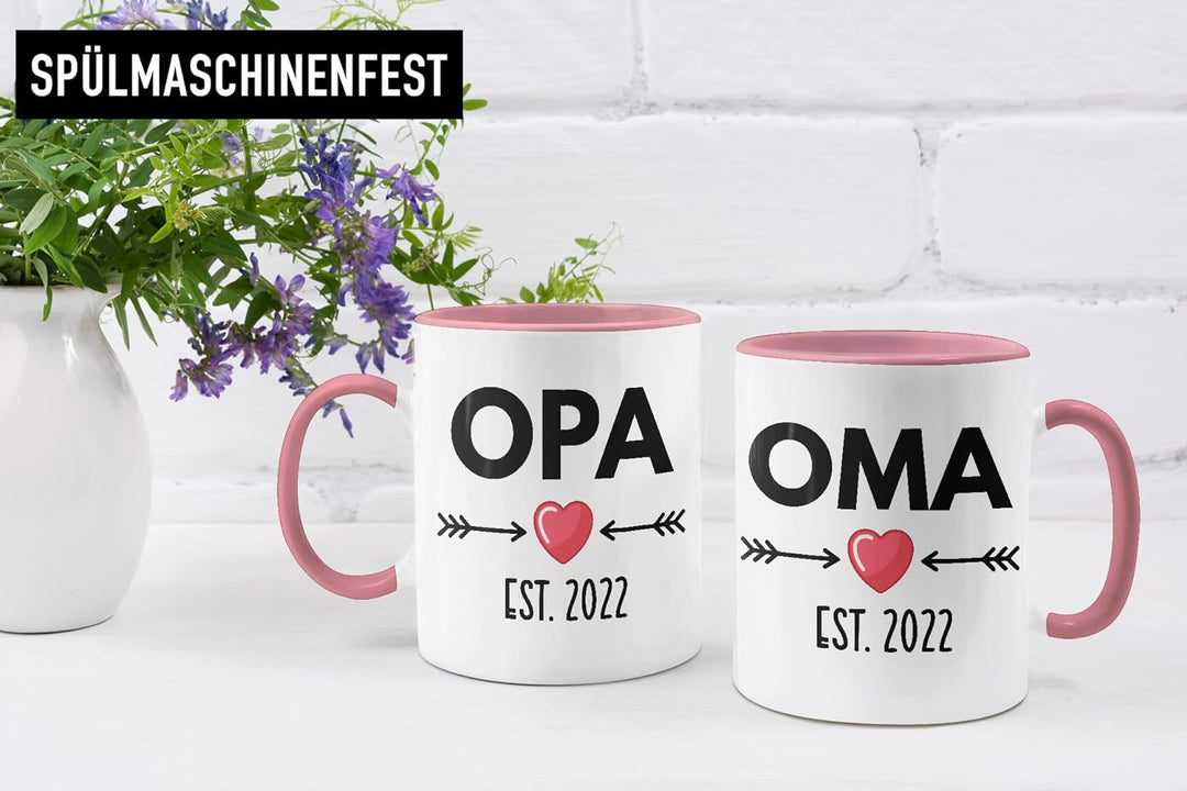 Trendation - Ihr werdet Oma und Opa 2022 Geschenk Schwangerschaft Verkünden Überraschung Baby Du Wir