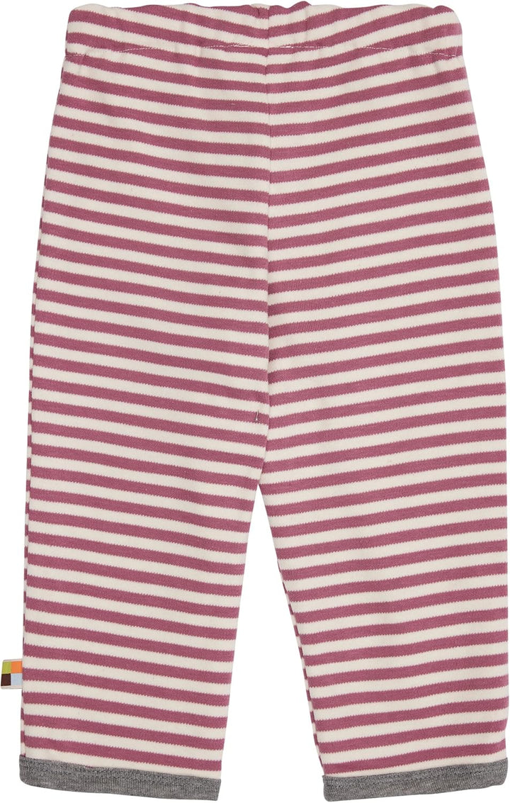loud + proud Unisex Baby Wendehose, GOTS Zertifiziert Hose, Grape