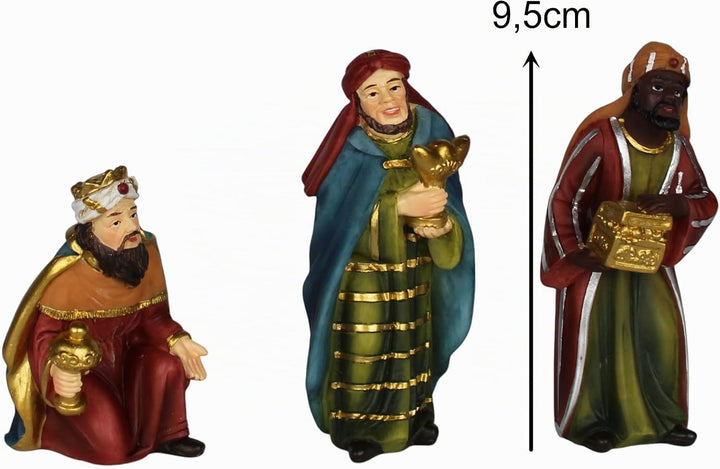 ZICOM Krippenfigurenset Babylon orientalisch ca. 10cm 11-TLG. Polyresin handbemalt