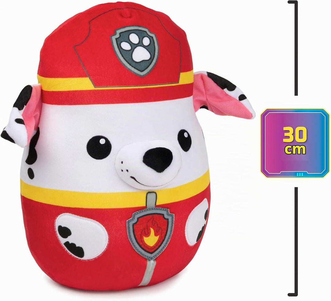 PAW PATROL GUND Trend Squishy Marshall, 30 cm - hochwertiges Plüschtier zur beliebten TV-Serie und K