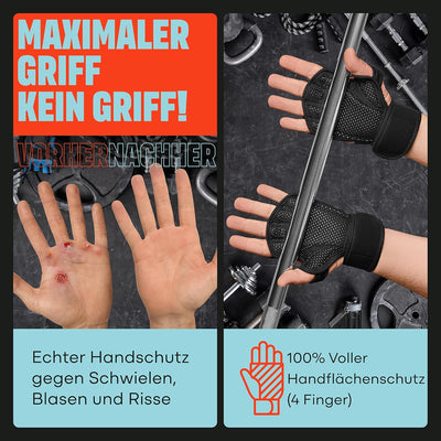 Mava Sports Belüftete Handschuhe für Männer und Frauen | mit integrierten Handgelenksmanschetten und